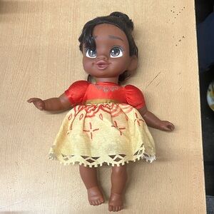 Moana Doll with Red and Yellow Dress